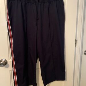SB Active Black Pants with Red Waistband